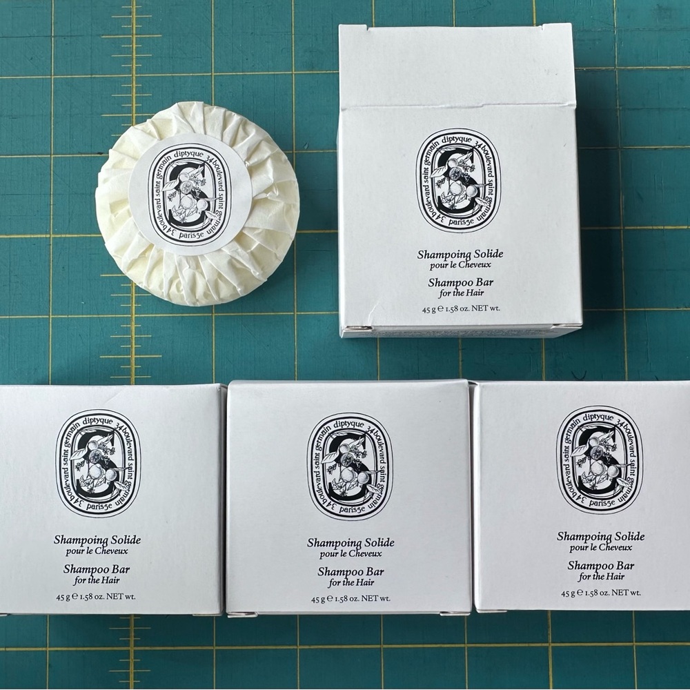 Diptyque Shampoo Bar for Hair - 4 bars
34 Boulevard Saint Germain scent